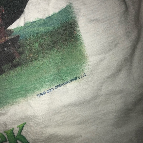 Vintage 2001 Dreamwork’s Disney Shrek Release Date Promo Tee shirt - Picture 5 of 6